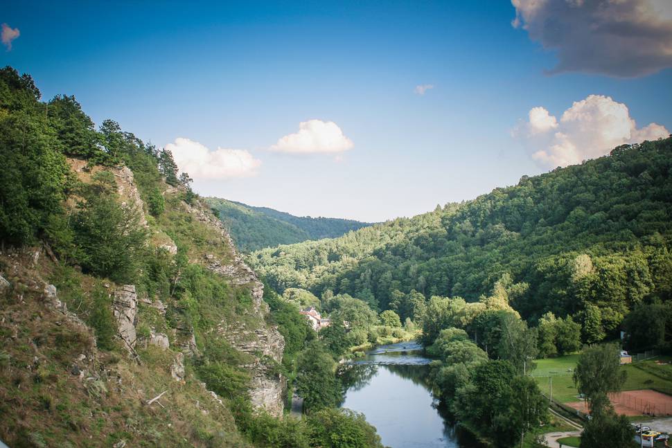 チェコ共和国・ブラノフの美しい風景の写真